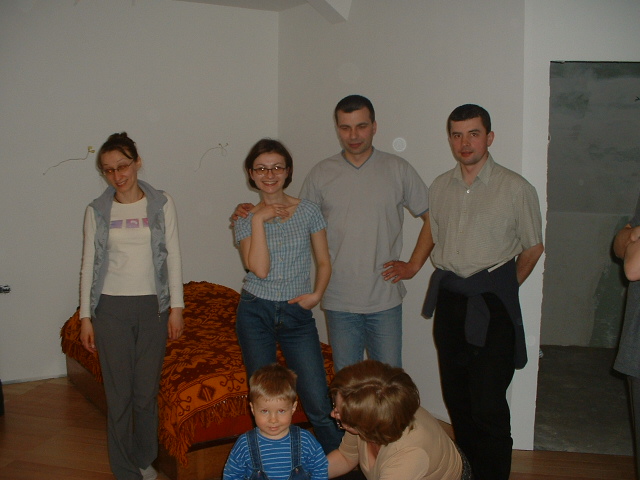 Portrecik grupowy... na tle loza Malzenskiego Madzi i Tomka